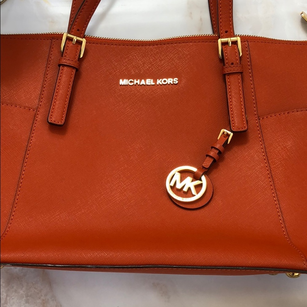 Michael Kors Jet Set Tote Bag - Orange